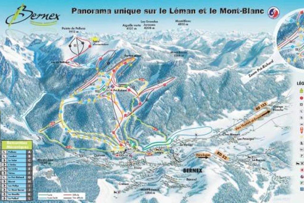 Le 67,Ski Et Randonnee,Lave Linge,Seche Linge,Parking Bernex Exteriér fotografie